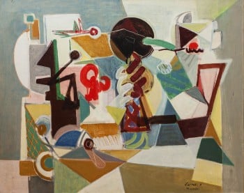 מרדכי אריאלי, שמן על בד, 65X81 ס"מ