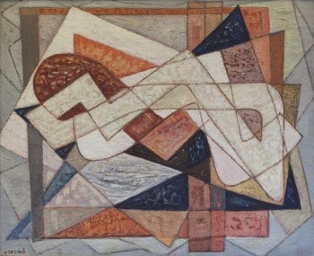 אביגדור לואיזאדא, "ללא כותרת", 1980, שמן על בד, 123x100 ס"מ