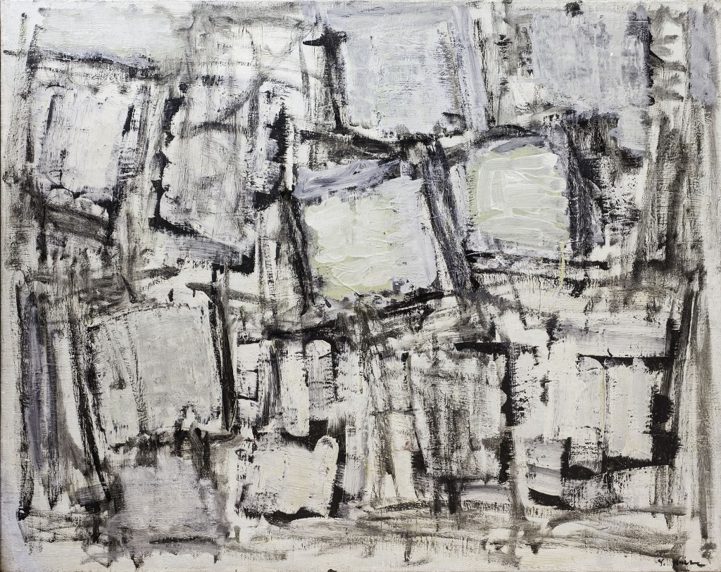 יחיאל קריזה, "ללא כותרת", שמן על בד, 92x73 ס"מ