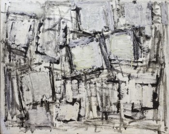 יחיאל קריזה, "ללא כותרת", שמן על בד, 92x73 ס"מ