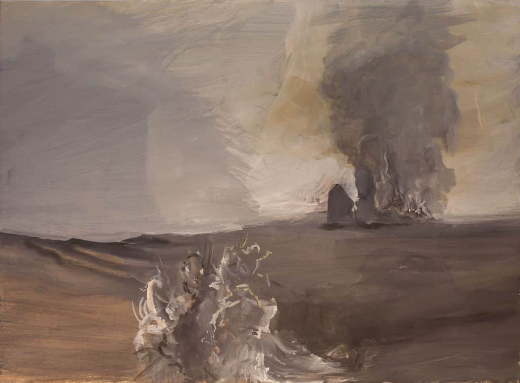 אבנר בן גל, "ארבה", 2004, שמן על בד, 95x70 ס"מ