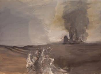 אבנר בן גל, "ארבה", 2004, שמן על בד, 95x70 ס"מ
