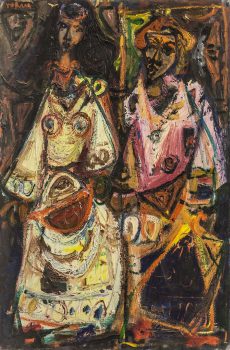 יורם קניוק, שמן על בד, 50x76 ס"מ