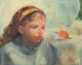 הדי קון, "דיוקן", שמן על בד, 48x38 ס"מ