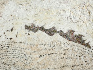 אביבית בלס ברנס, "שטח מעבר", שמן על בד, 89x130 ס"מ