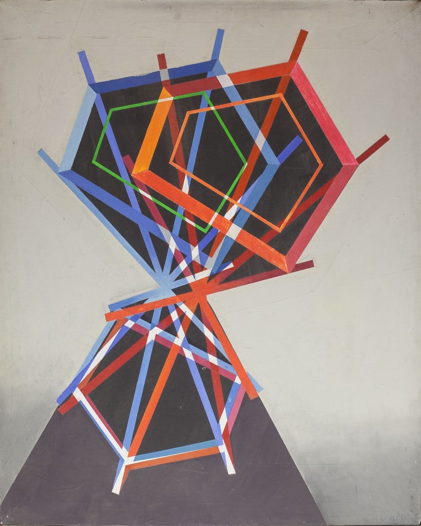 יעקב וכסלר, 1968-1976, שמן על בד, 80x100 ס"מ