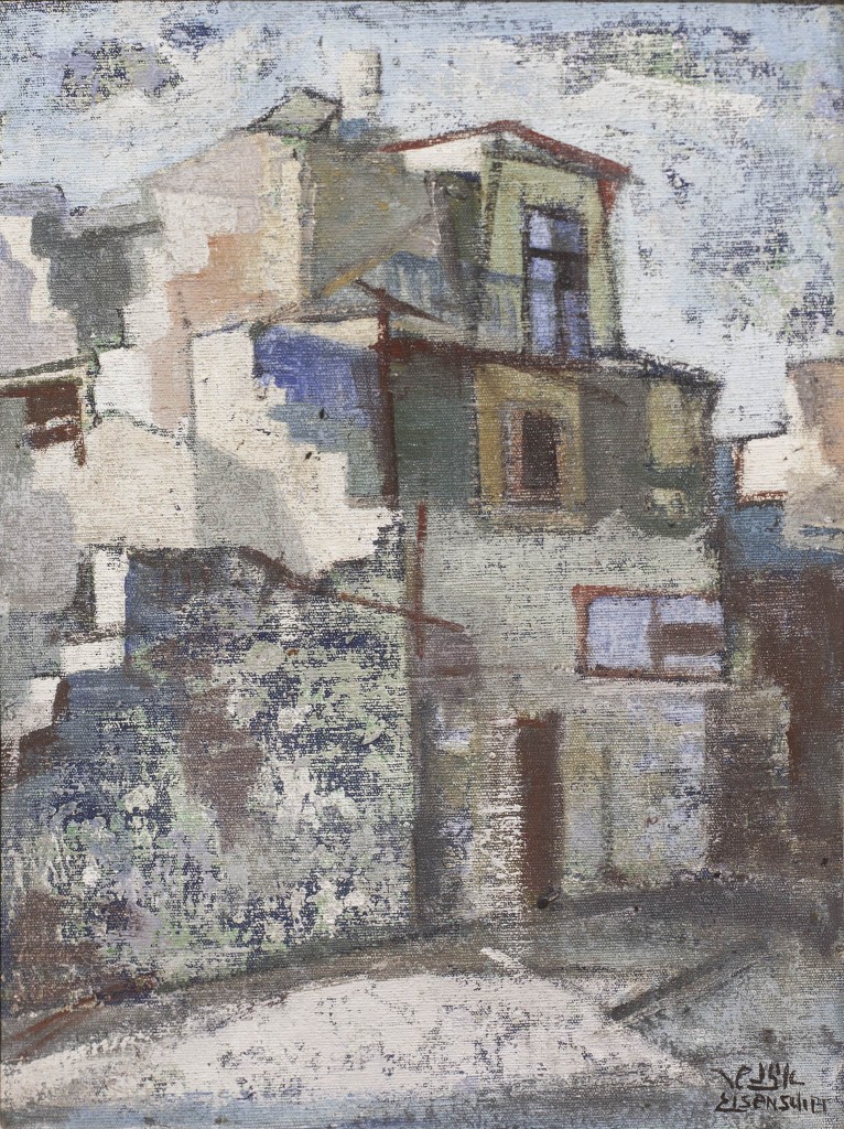 יעקב איזנשר, שמן על קרטון, 23x34 ס"מ