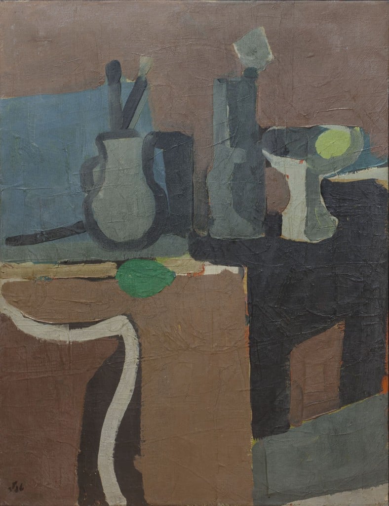 שמואל טפלר, "טבע דומם", 1978, שמן על בד, 50x65 ס"מ