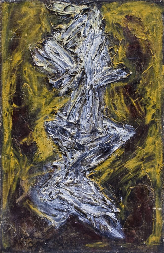 אהרון כהנא, 1961, שמן על בד, 55x33 ס"מ