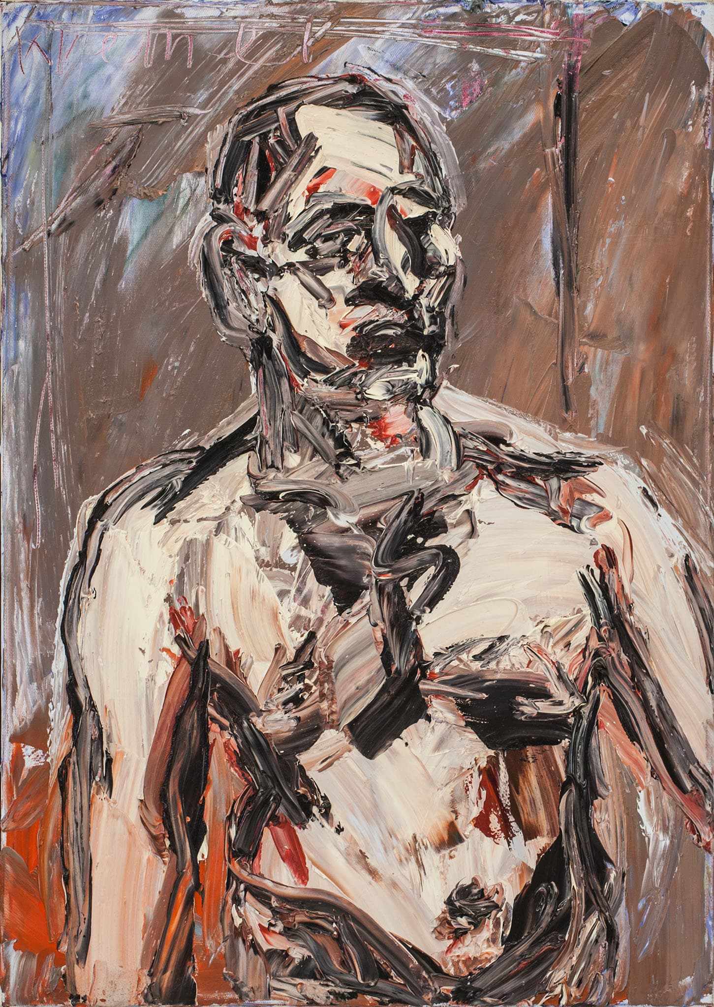 אלכס קרמר, "דיוקן", 2010, שמן על בד, 50x70 ס"מ